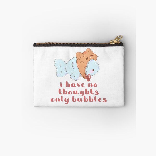 Item preview, silly fishy no thoughts only bubbles designed and sold by mind over morgan .