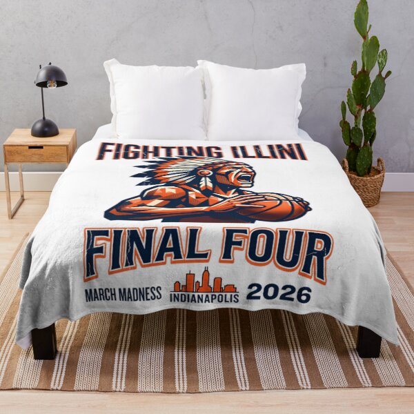 Item preview, Illinois Illini Final four 2026 Men's March Madness Basketball designed and sold by TomatiLove.