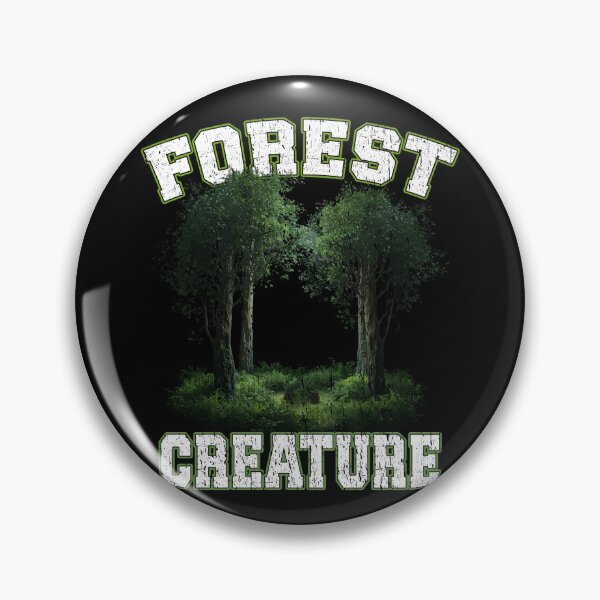 Item preview, Forest Creature - Distressed Nature Trees nature lover off-grid living forest bathing enjoy the wilderness cottage life designed and sold by Jt41.