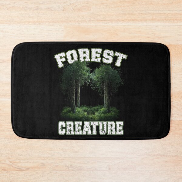 Item preview, Forest Creature - Distressed Nature Trees nature lover off-grid living forest bathing enjoy the wilderness cottage life designed and sold by Jt41.