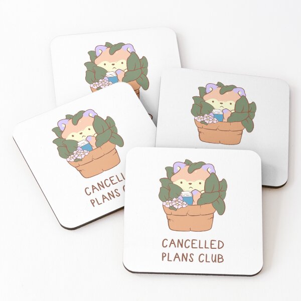 Item preview, cute introverted fox with cancelled plans club  designed and sold by mind over morgan .