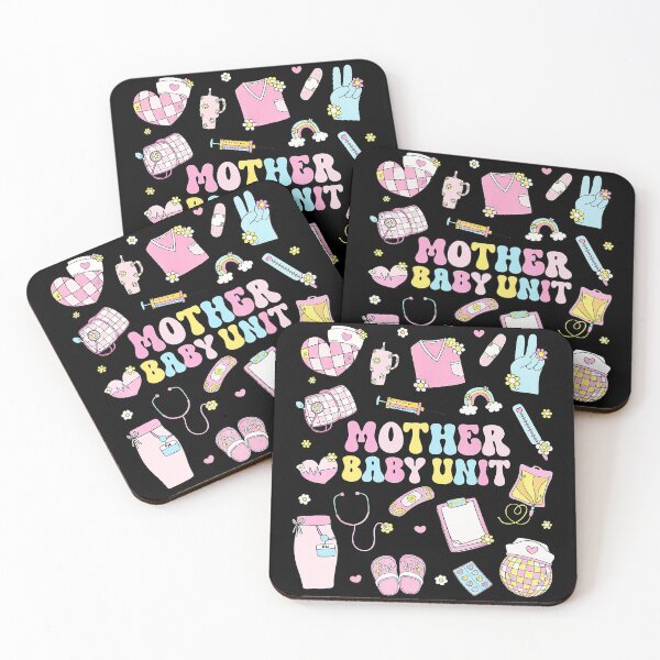 Item preview, Mother Baby Unit Nurse Cute Pastel Collage designed and sold by zamiokaline.