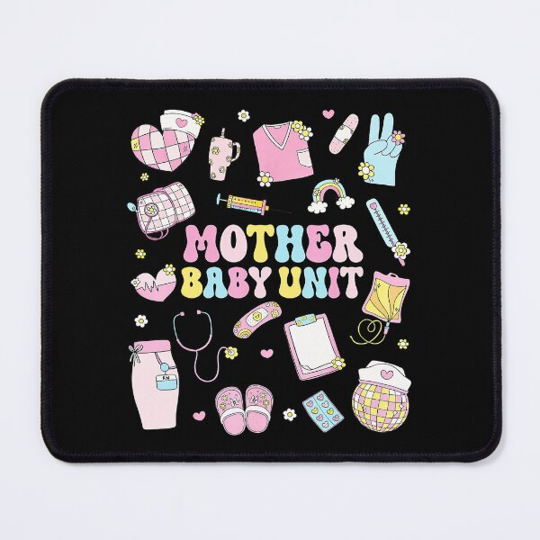 Item preview, Mother Baby Unit Nurse Cute Pastel Collage designed and sold by zamiokaline.