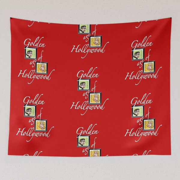 Item preview, Golden Age of Hollywood (White on Red) designed and sold by PawsitiveMum3.