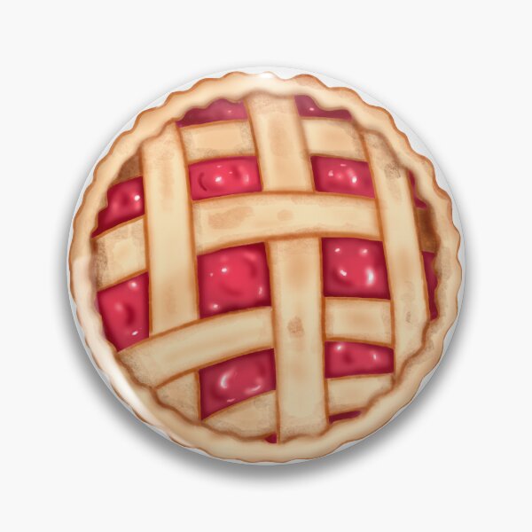 Item preview, Strawberry pie watercolor painting  designed and sold by tornasolhaze.
