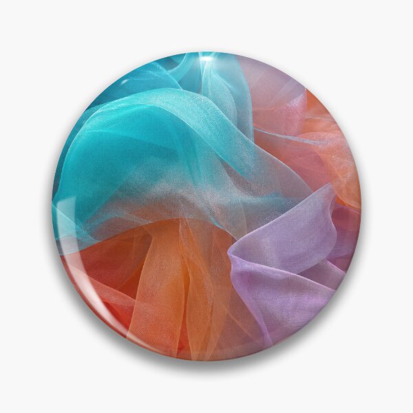 Item preview, Vibrant Sheer Fabric Flow Abstract designed and sold by frumixart.