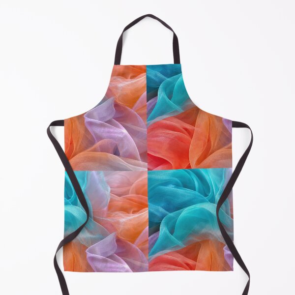 Item preview, Vibrant Sheer Fabric Flow Abstract designed and sold by frumixart.