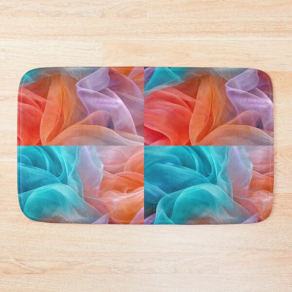 Item preview, Vibrant Sheer Fabric Flow Abstract designed and sold by frumixart.