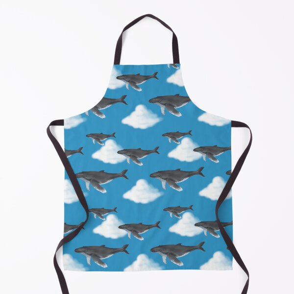 Item preview, Surreal Celestial Whales in the Sky - Dreamscape Fantasy Seamless Pattern designed and sold by Niji Hibana.