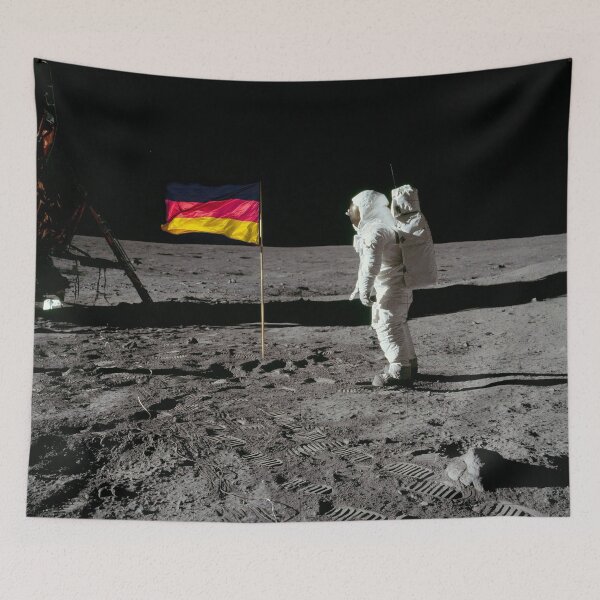 Item preview, German Moon Landing :: german flag on the moon designed and sold by themaeins.