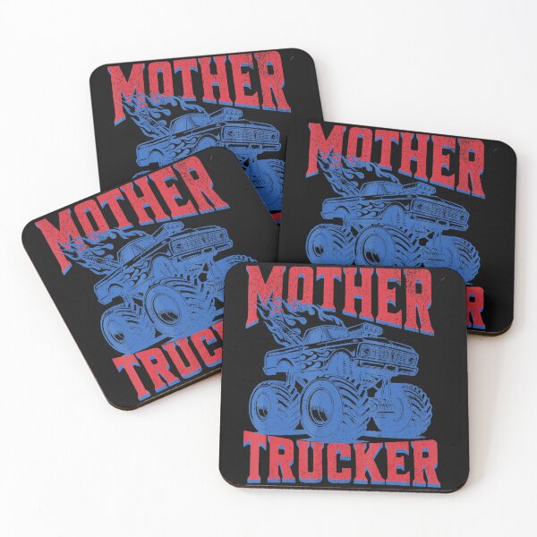 Item preview, Mother Trucker Monster Truck Mom  designed and sold by zamiokaline.