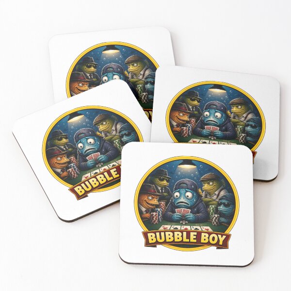 Item preview, Bubble Boy – Funny Poker Fish Cartoon designed and sold by Fishsign.