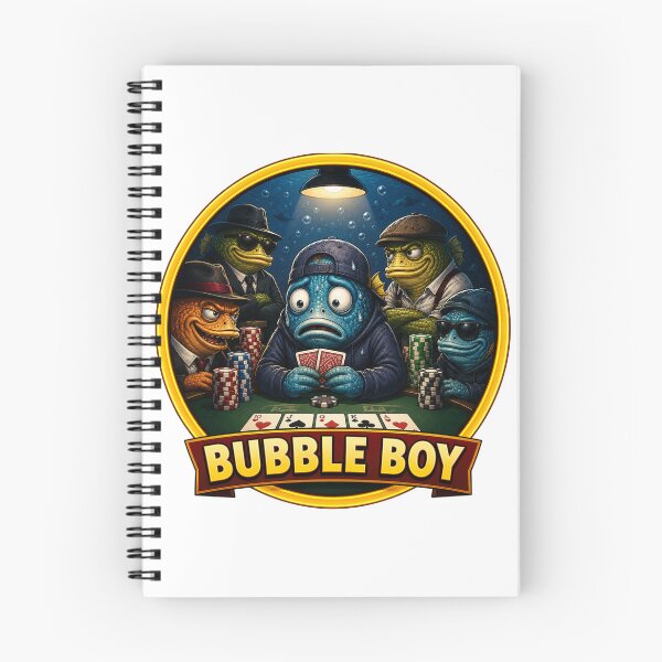 Item preview, Bubble Boy – Funny Poker Fish Cartoon designed and sold by Fa-Shirt01.