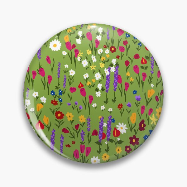 Item preview, Whimsical Wildflower Meadow - Pastel Botanical Garden Seamless Pattern designed and sold by Niji Hibana.