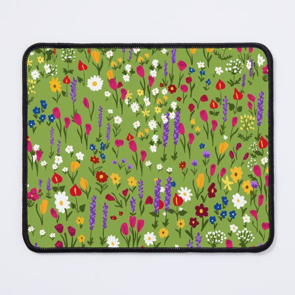 Item preview, Whimsical Wildflower Meadow - Pastel Botanical Garden Seamless Pattern designed and sold by Niji Hibana.