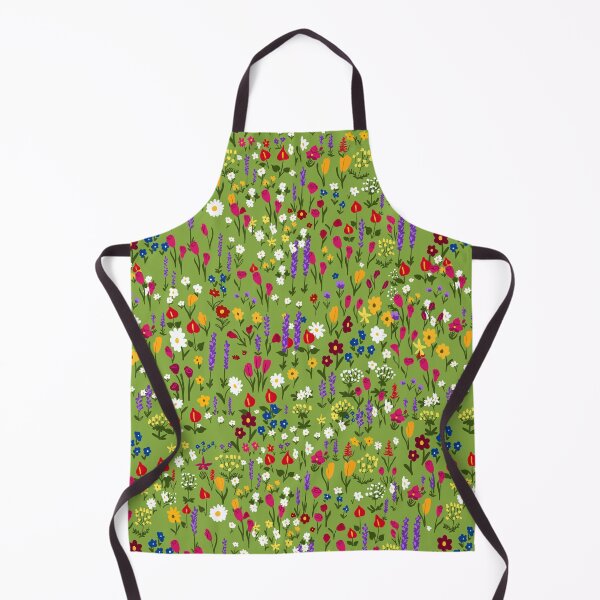 Item preview, Whimsical Wildflower Meadow - Pastel Botanical Garden Seamless Pattern designed and sold by Niji Hibana.