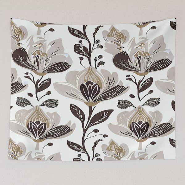 Artikelvorschau, Abstraktes Blumenmuster entworfen und verkauft von ViaARTfactory.