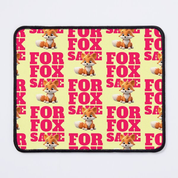 Item preview, For Fox Sake Funny pun Little Fox designed and sold by Mauswohn.