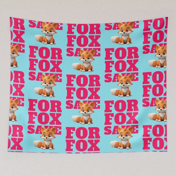 Item preview, For Fox Sake Funny pun Little Fox designed and sold by Mauswohn.