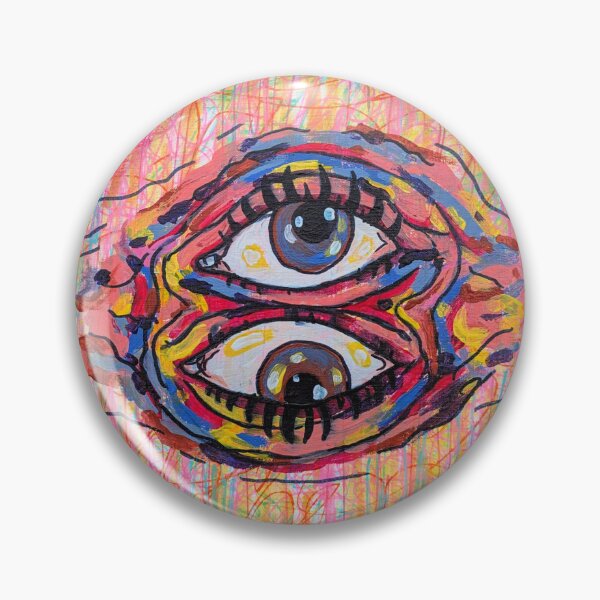 Item preview, Eyes (Pink) designed and sold by Leala Makes Art.