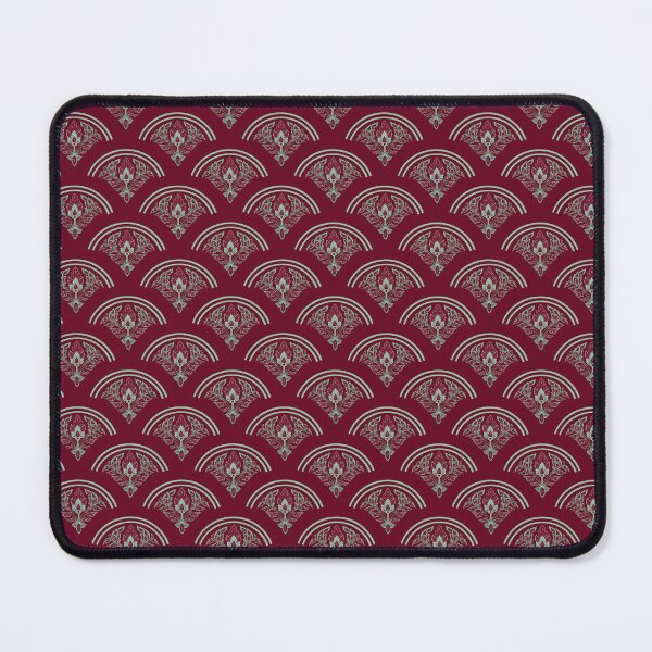 Item preview, Imperial Red Seigaiha Thai Fusion Pattern designed and sold by Novalgic.