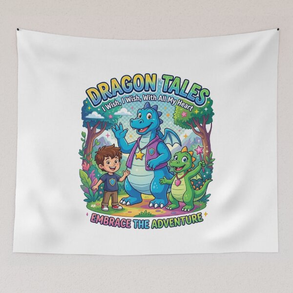 Artikelvorschau, Dragon Tales – Mythical Fire Dragon Fantasy Art Tee V1 entworfen und verkauft von PrincePhilip16.