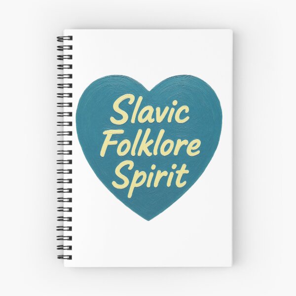 Item preview, Slavic Folklore Spirit Painted Heart - Rustic Hand-Lettered Art designed and sold by RDproject.