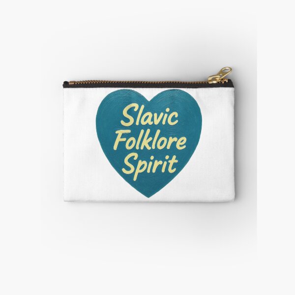 Item preview, Slavic Folklore Spirit Painted Heart - Rustic Hand-Lettered Art designed and sold by RDproject.
