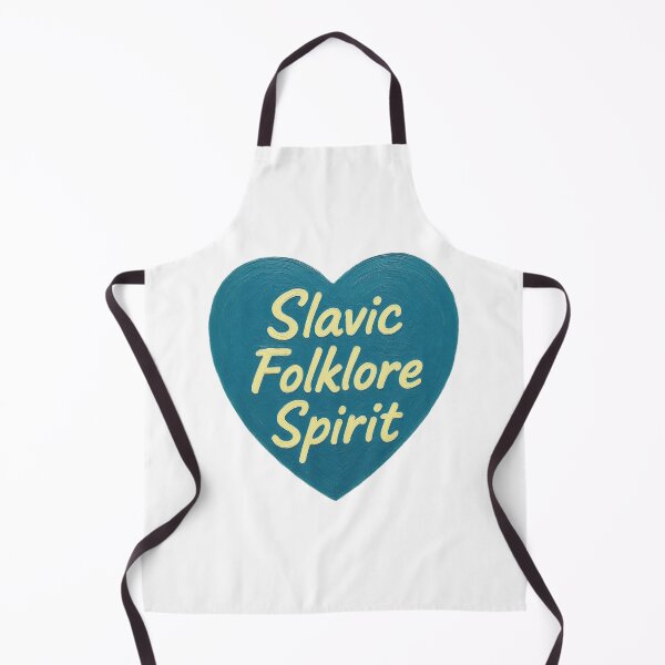 Item preview, Slavic Folklore Spirit Painted Heart - Rustic Hand-Lettered Art designed and sold by RDproject.