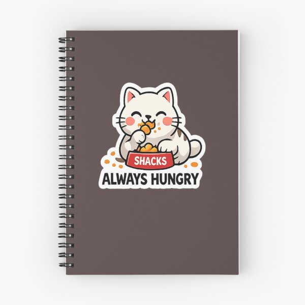 Item preview, Always Hungry Cute Cat Meme Sticker Design designed and sold by Artbysarmina.