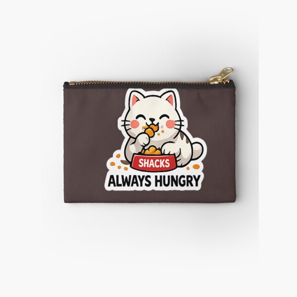 Item preview, Always Hungry Cute Cat Meme Sticker Design designed and sold by Artbysarmina.