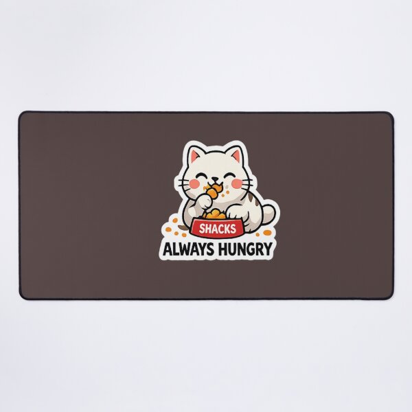 Item preview, Always Hungry Cute Cat Meme Sticker Design designed and sold by Artbysarmina.