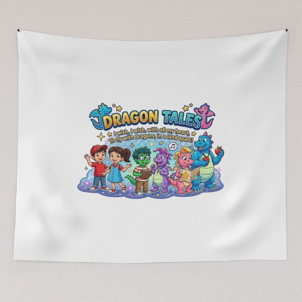 Artikelvorschau, Dragon Tales – Mythical Fire Dragon Fantasy Art Tee V2 entworfen und verkauft von PrincePhilip16.