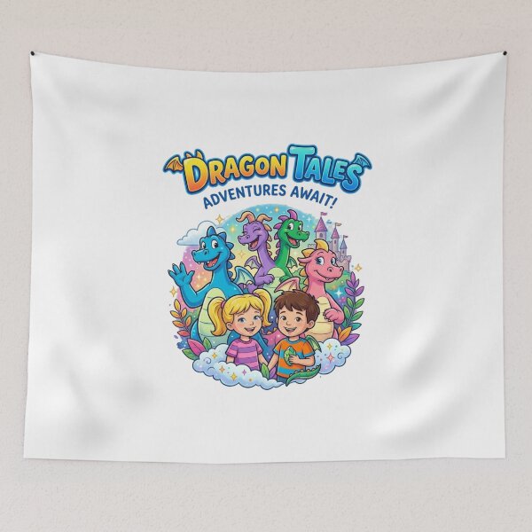 Artikelvorschau, Dragon Tales – Mythical Fire Dragon Fantasy Art Tee V10 entworfen und verkauft von PrincePhilip16.