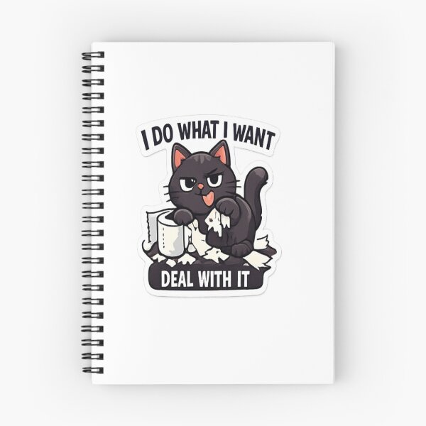 Item preview, Do What I Want Funny Black Cat Sticker designed and sold by Artbysarmina.