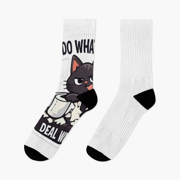 Item preview, Do What I Want Funny Black Cat Sticker designed and sold by Artbysarmina.
