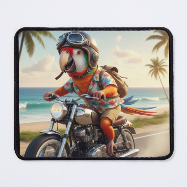 Item preview, Coming! a Funny motorbike gift, for the bike enthusiast and pet lover designed and sold by PiperParrot.