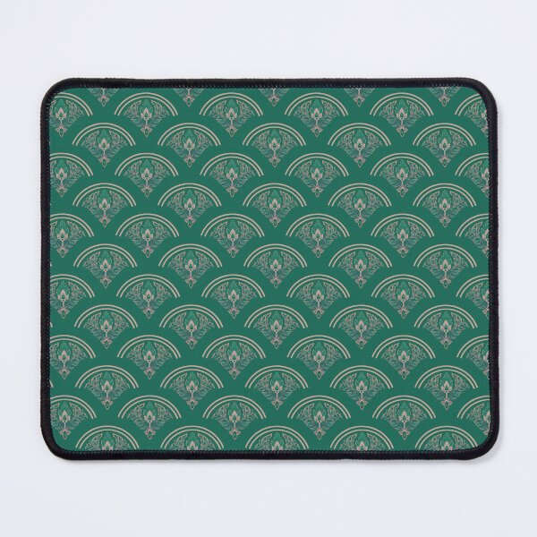 Item preview, Emerald Sage Seigaiha Thai Fusion Pattern designed and sold by Novalgic.