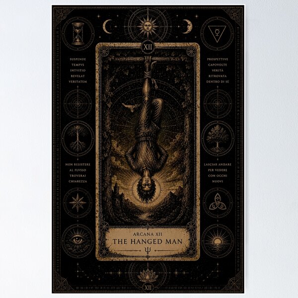 Item preview, Gothic Hanged Man Tarot Perspective designed and sold by ZetaDream.
