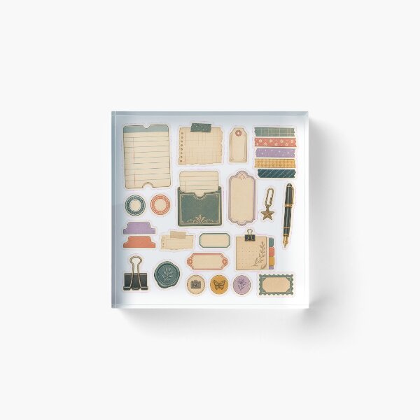 Item preview, Analog Journal Club Sticker Sheet designed and sold by BrentonAndCo.