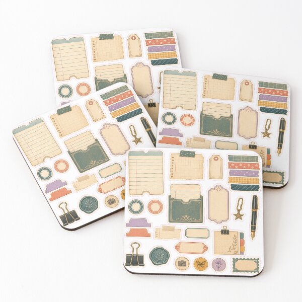 Item preview, Analog Journal Club Sticker Sheet designed and sold by BrentonAndCo.