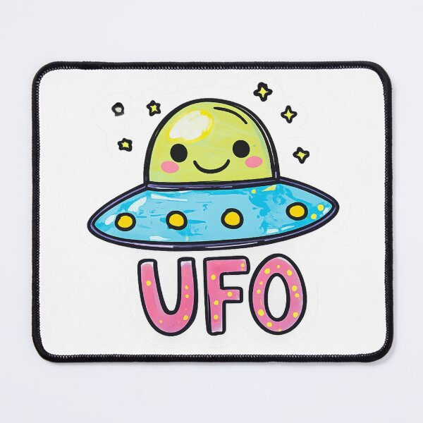 Item preview, Cute UFO  designed and sold by PamLeeDesign.