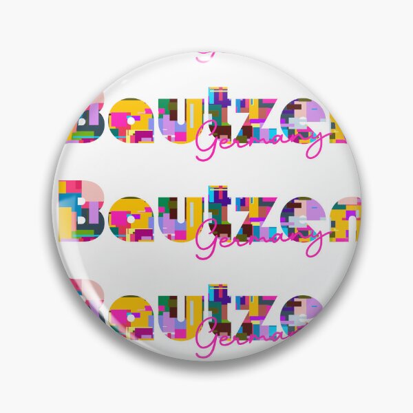 Item preview, Bautzen, Germany, Vibrant Abstract City Typography Art designed and sold by Wanderful-roads.