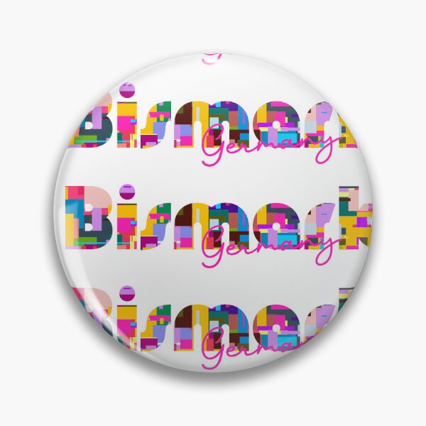 Item preview, Bismark, Germany, Vibrant Abstract City Typography Art designed and sold by Wanderful-roads.