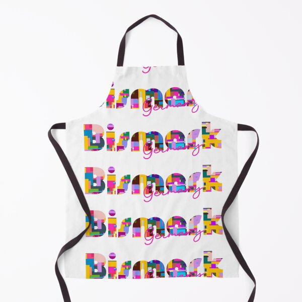 Item preview, Bismark, Germany, Vibrant Abstract City Typography Art designed and sold by Wanderful-roads.