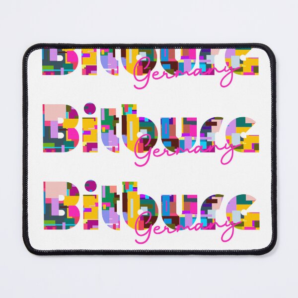 Item preview, Bitburg, Germany, Vibrant Abstract City Typography Art designed and sold by Wanderful-roads.