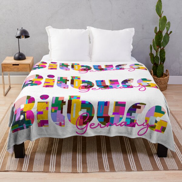 Item preview, Bitburg, Germany, Vibrant Abstract City Typography Art designed and sold by Wanderful-roads.