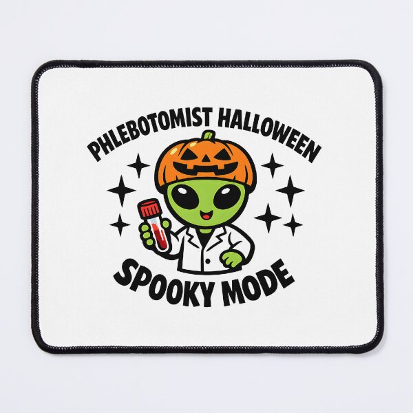 Item preview, Cute Alien Phlebotomist Halloween Nurse Pumpkin Hat Spooky Mode Medical Tech Gift designed and sold by ClinicalHubs.