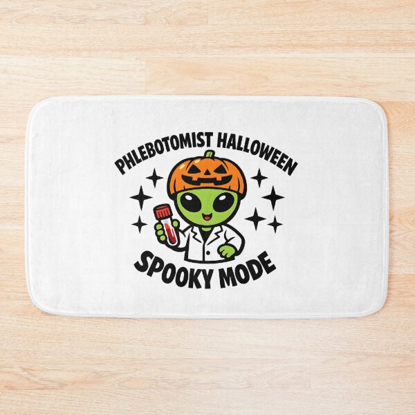 Item preview, Cute Alien Phlebotomist Halloween Nurse Pumpkin Hat Spooky Mode Medical Tech Gift designed and sold by ClinicalHubs.