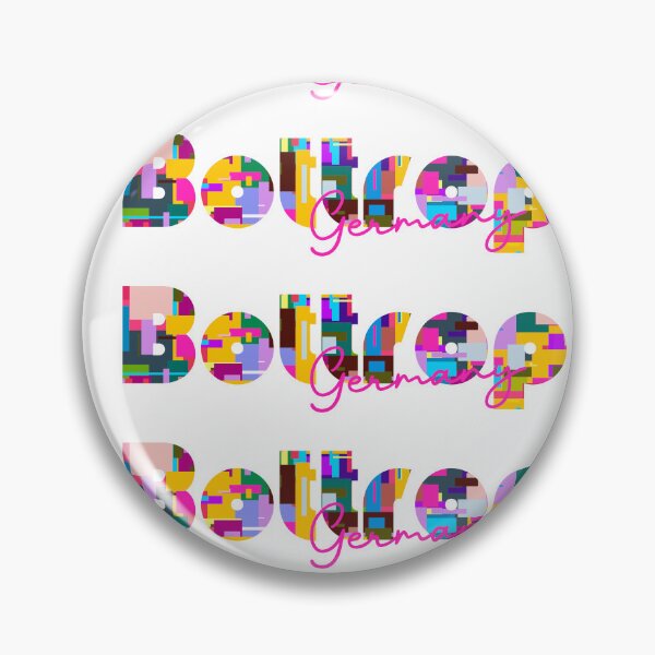 Item preview, Bottrop, Germany, Vibrant Abstract City Typography Art designed and sold by Wanderful-roads.